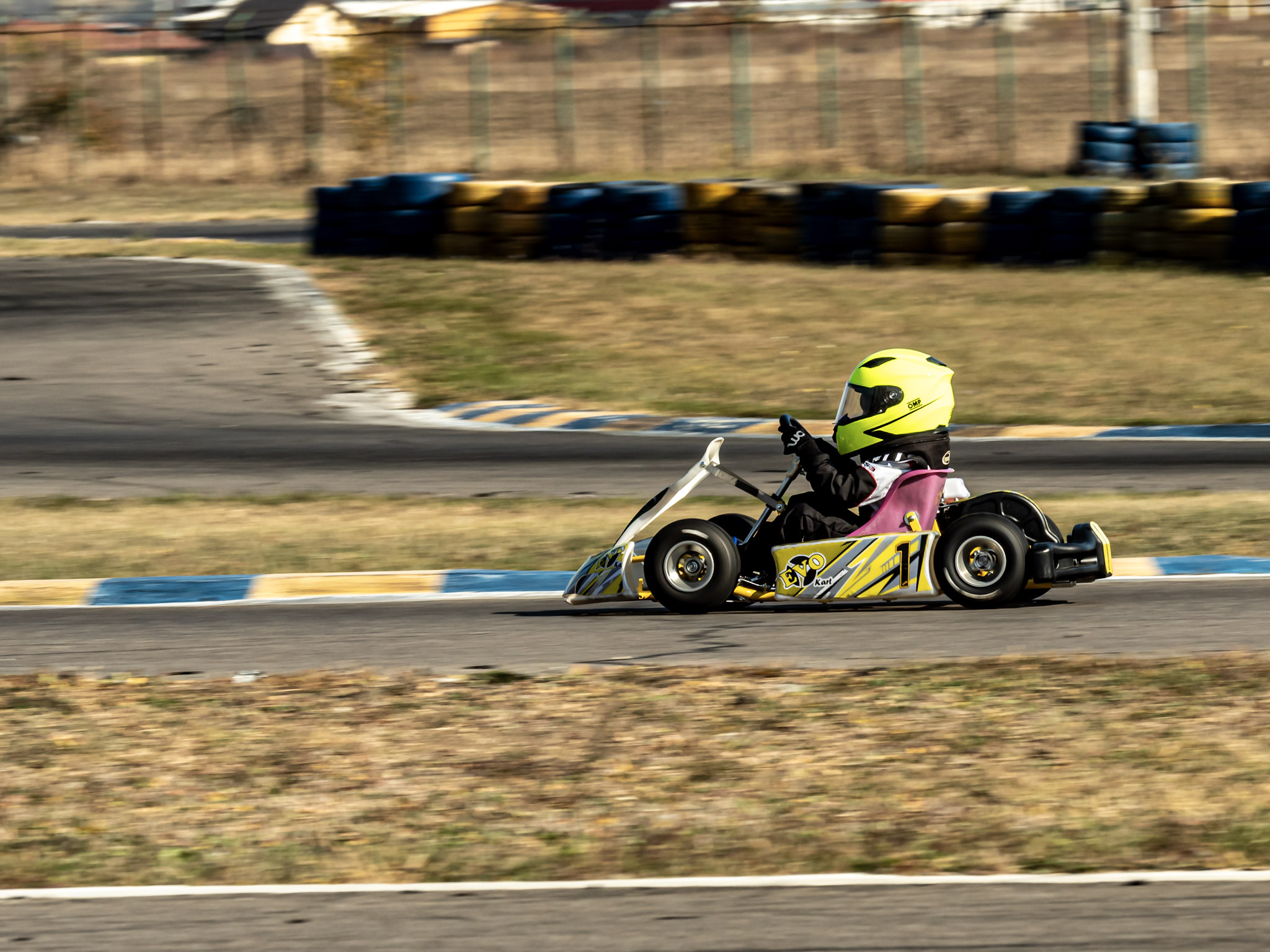 Karting on track